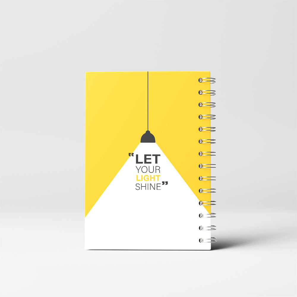 Let Your Light Shine - Spiral Notebook - Prink Store