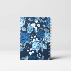 Blue Roses Spiral  Notebook