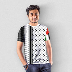 Palestine 5-علم وكوفية - T-Shirt