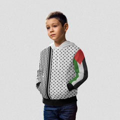 Palestine 5-علم وكوفية - Kids Hoodie