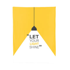 Let your light shine Throw Blanket