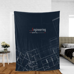 Life is engineering Throw blanket