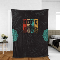 Hope Throw blanket