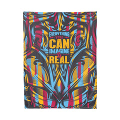 Everything you can imagine is real Throw blanket