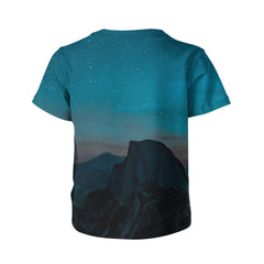 Mountain night view Kids T-shirt