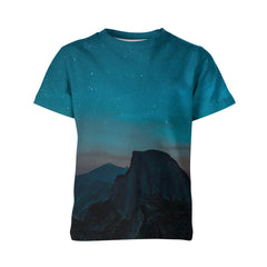 Mountain night view Kids T-shirt