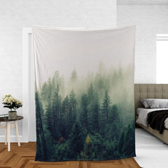 Mystic trees Throw blanket