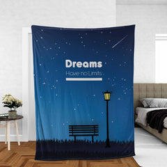 Dreams have no limits Throw blanket