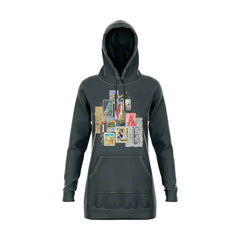 Palestine 3-طوابع فلسطين زيتي-Hoodie Dress