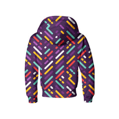 Coloured Stripes Kids Hoodie