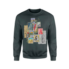 Palestine 3-طوابع فلسطين زيتي - Sweatshirt