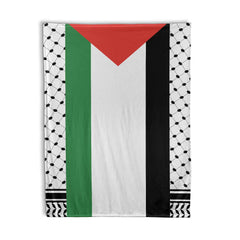 Palestine 4-علم فلسطين - Throw Blanket