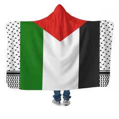 Palestine 4-علم فلسطين - Hooded Blanket - Prink Store