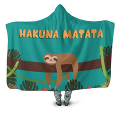 Hakuna Matata hooded blanket