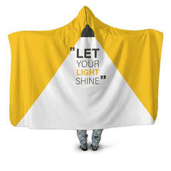 Let your light shine Hooded blanket