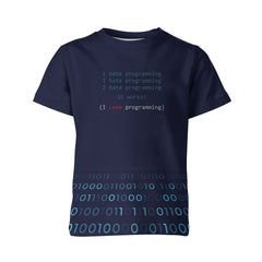 I love programming Kids T-shirt