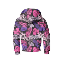 Tropical Leaves Kids Hoodie