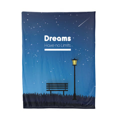 Dreams have no limits Throw blanket