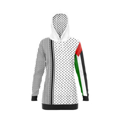 Palestine 5-علم وكوفية - Hoodie Dress