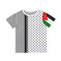 Palestine 5-علم وكوفية - Kids T-shirt - برينك ستور