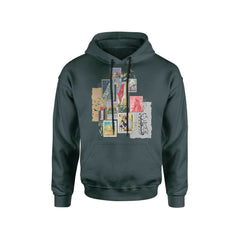 Palestine 3-طوابع فلسطين زيتي-Hoodie