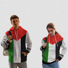 Palestine 4-علم فلسطين - Hoodie