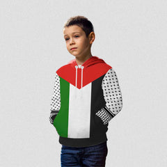 Palestine 4-علم فلسطين - Kids Hoodie