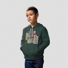 Palestine 3-طوابع فلسطين زيتي - Kids Hoodie