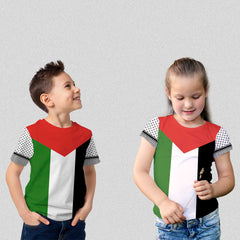 Palestine 4-علم فلسطين - Kids T-shirt - برينك ستور