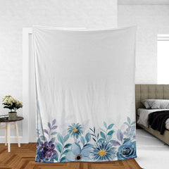 Spring flowers Throw blanket