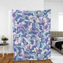 pink Camouflage Throw blanket