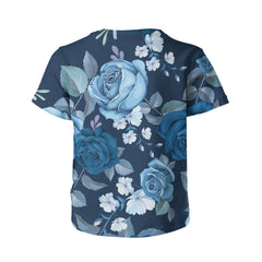 Blue Roses Kids T-shirt