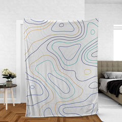 Topography Throw blanket