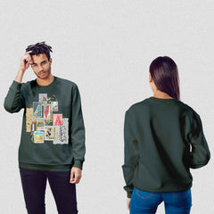 Palestine 3-طوابع فلسطين زيتي - Sweatshirt