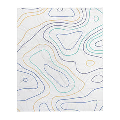 Topography Throw blanket