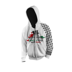 Palestine 1-أرواحنا فدى الوطن-  Zip Up Hoodie