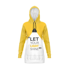 Let your light shine Hoodie Dress