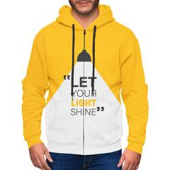 Let your light shine Zip Up Hoodie