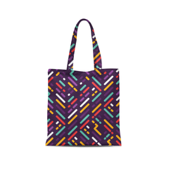 Colored Stripes Tote Bag