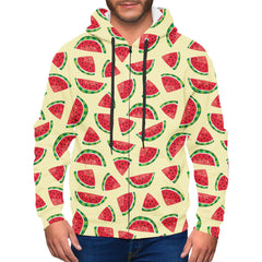 Watermelon Zip Up Hoodie