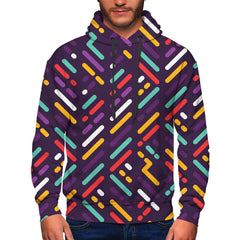 Colored Stripes Hoodie