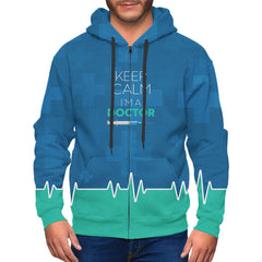 Doctor Zip Up Hoodie