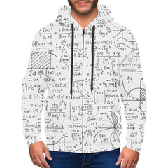 Mathematics Zip Up Hoodie