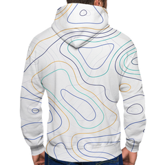 Topography Zip Up Hoodie