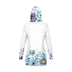 Spring Flowers Hoodie Dress