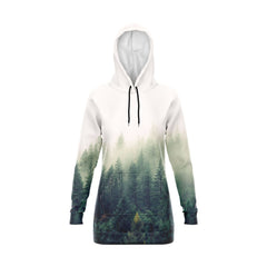 Trees Hoodie Dress