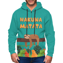 Hakuna Matata Zip Up Hoodie