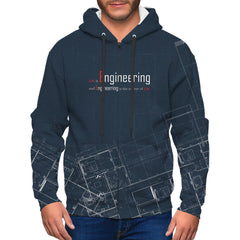 Life is Engineering Zip Up Hoodie