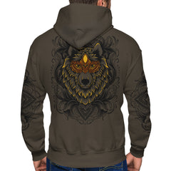 Disguised Wolf Zip Up Hoodie