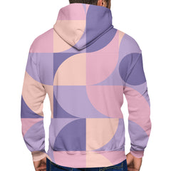 Violet Waves Zip Up Hoodie